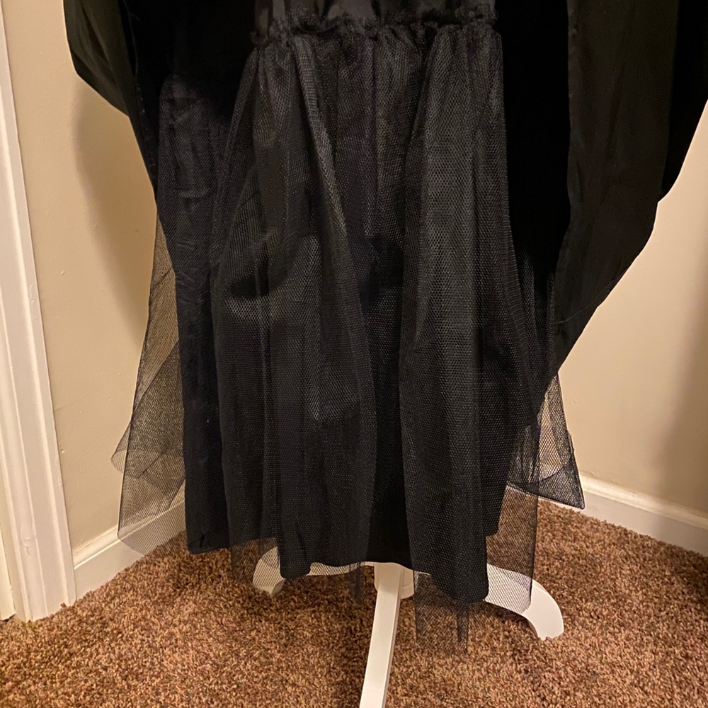 Adrianna Papell 16 Ivory and Black Two-Tone Maxi Dress - Picture 7 of 13